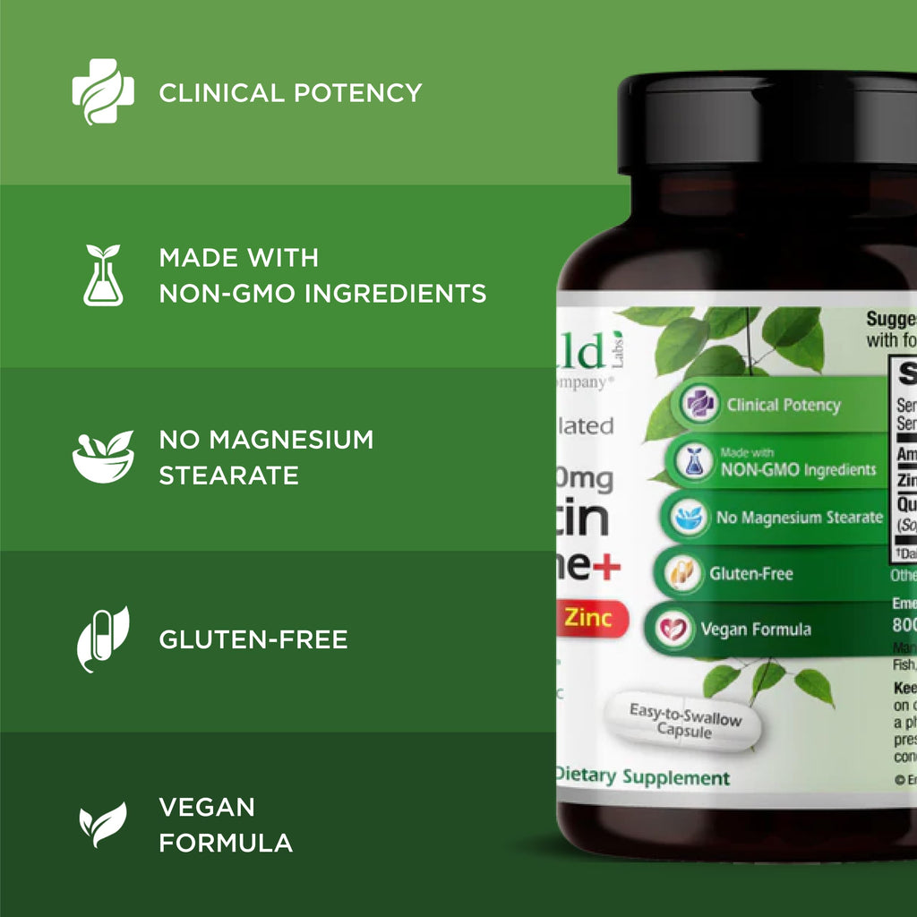 EMERALD LABS Quercetin Phytosome Plus Immune Support - 60 Vegetable Capsules - image 4