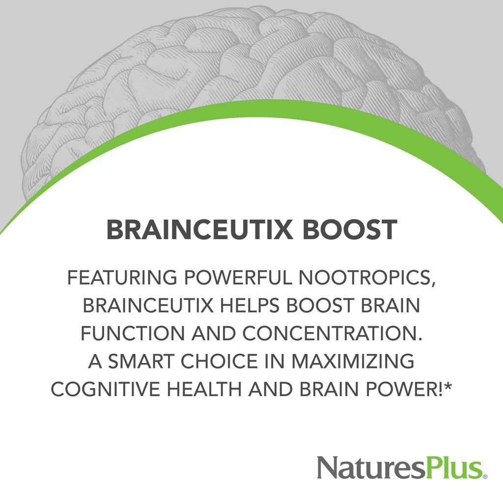 Nature's Plus BrainCeutix Boost Ginkgo Plus Brain Supplement - 90 Capsules - image 2