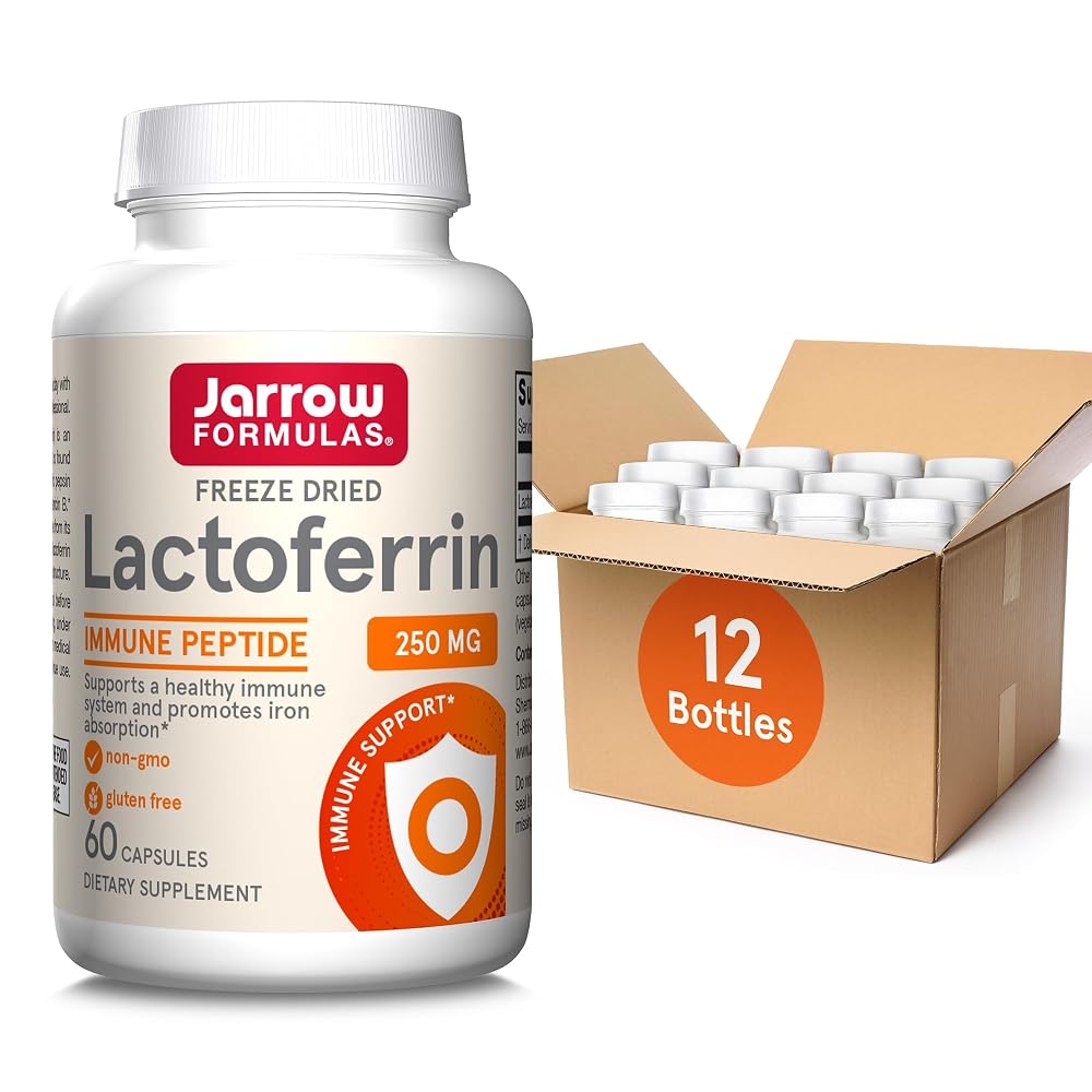 Jarrow Formulas Lactoferrin 250 mg Immune Support - 60 Capsules