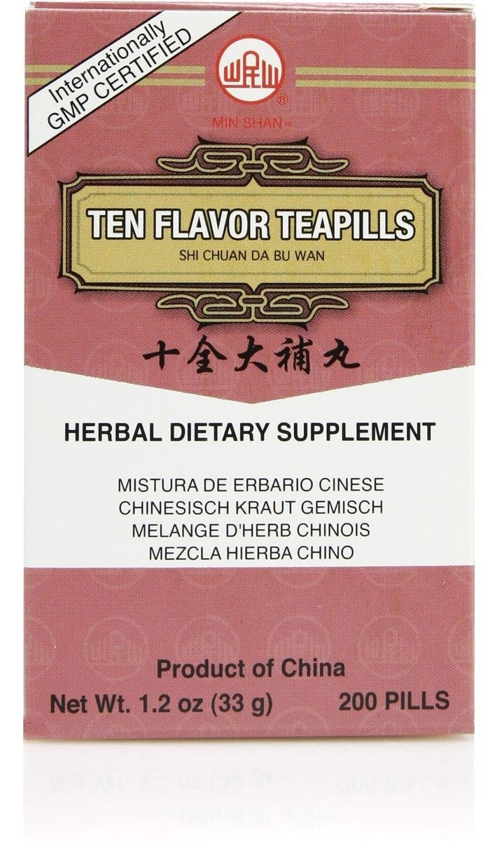 Plum Flower Shi Chuan Da Bu Wan Ten Flavor Teapills - 200 Pills