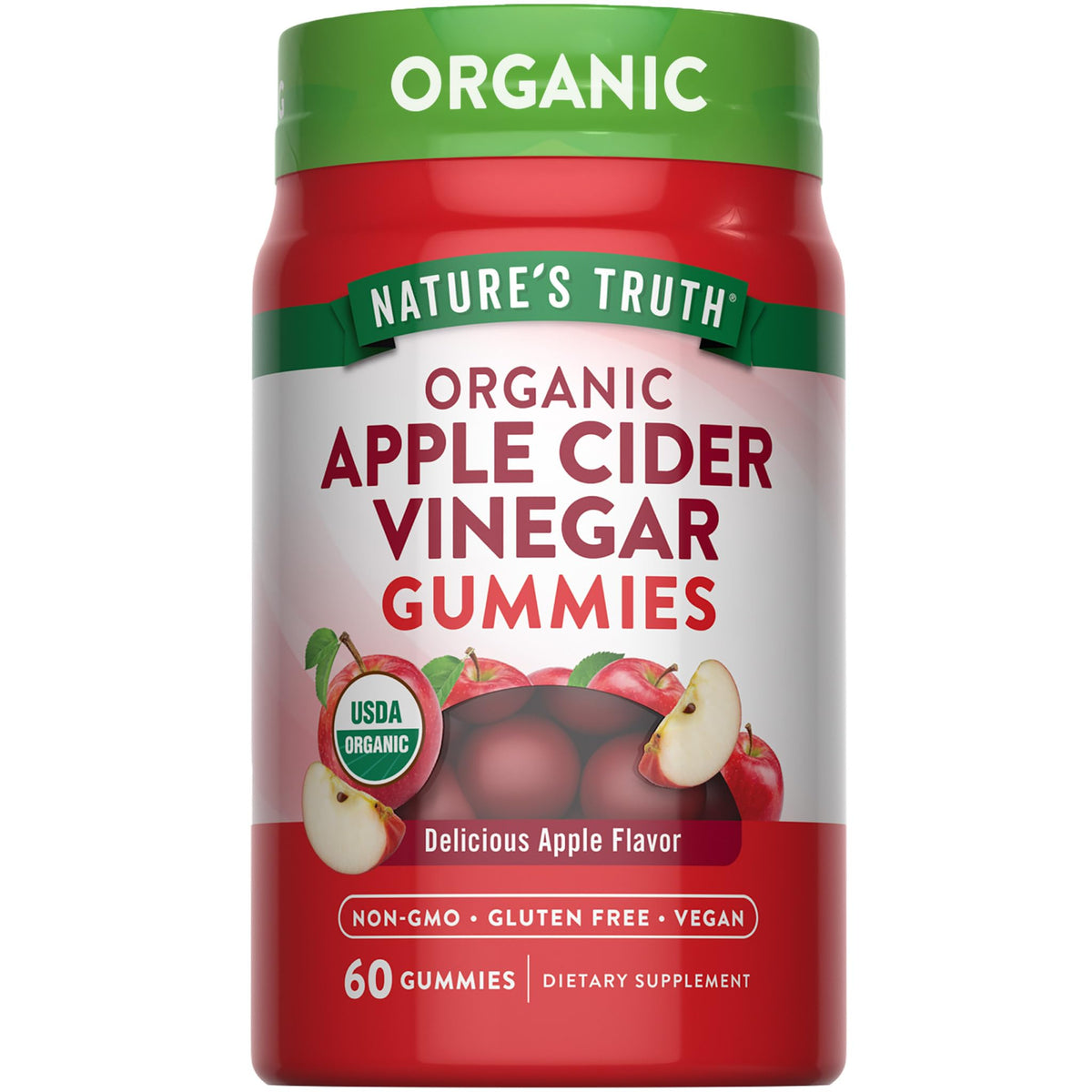 Nature's Truth Organic Apple Cider Vinegar Gummies - 60 Count