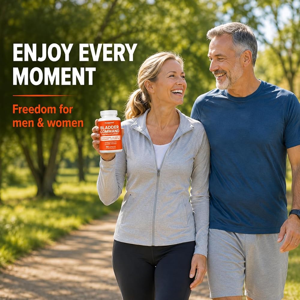 Happee Bladder Control Supplement Women & Men - Daily Bladder Support