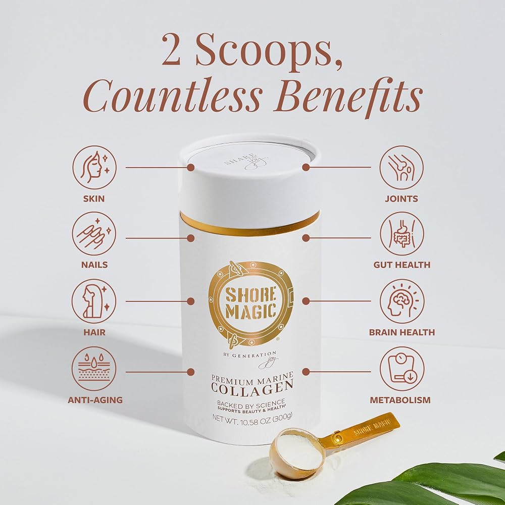 Shore Magic Premium Marine Collagen Powder, Unflavored - 30 Servings - image 3