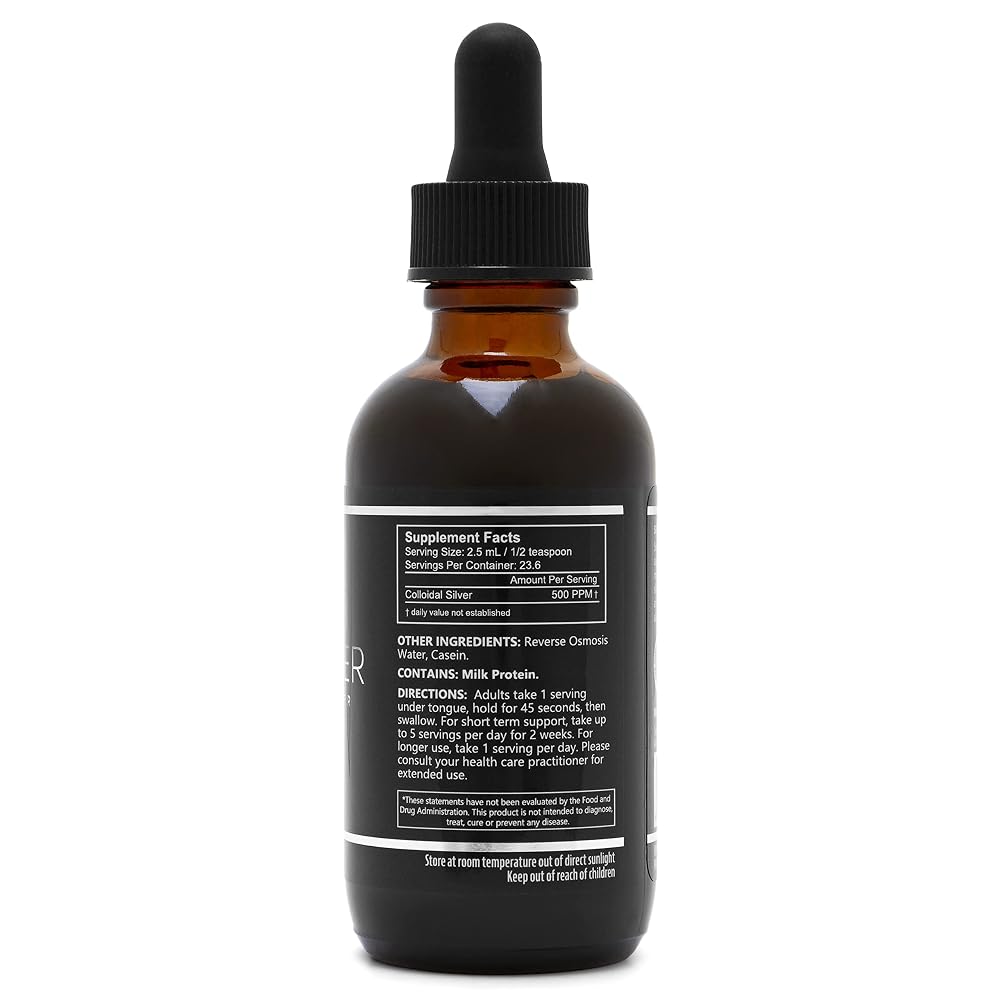 Super Silver 500 PPM Colloidal Silver - 2 Fl Oz - image 3
