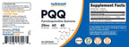 Nutricost PQQ (Pyrroloquinoline Quinone) Capsules 20mg - Veggie