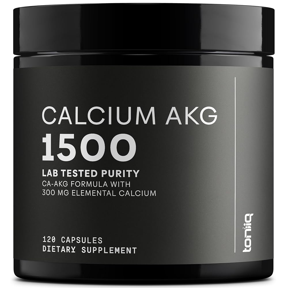 Toniiq Calcium Alpha-Ketoglutarate 1500mg - 120 Capsules