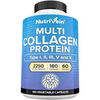 Nutrivein Premium Multi Collagen Capsules 2250mg - 180 Capsules