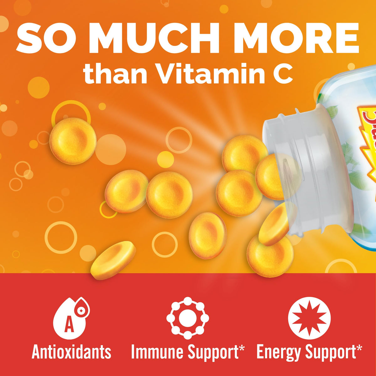 Emergen-C Vitamin C 1000mg Immune Support Chewables - 40 Tablets - image 2