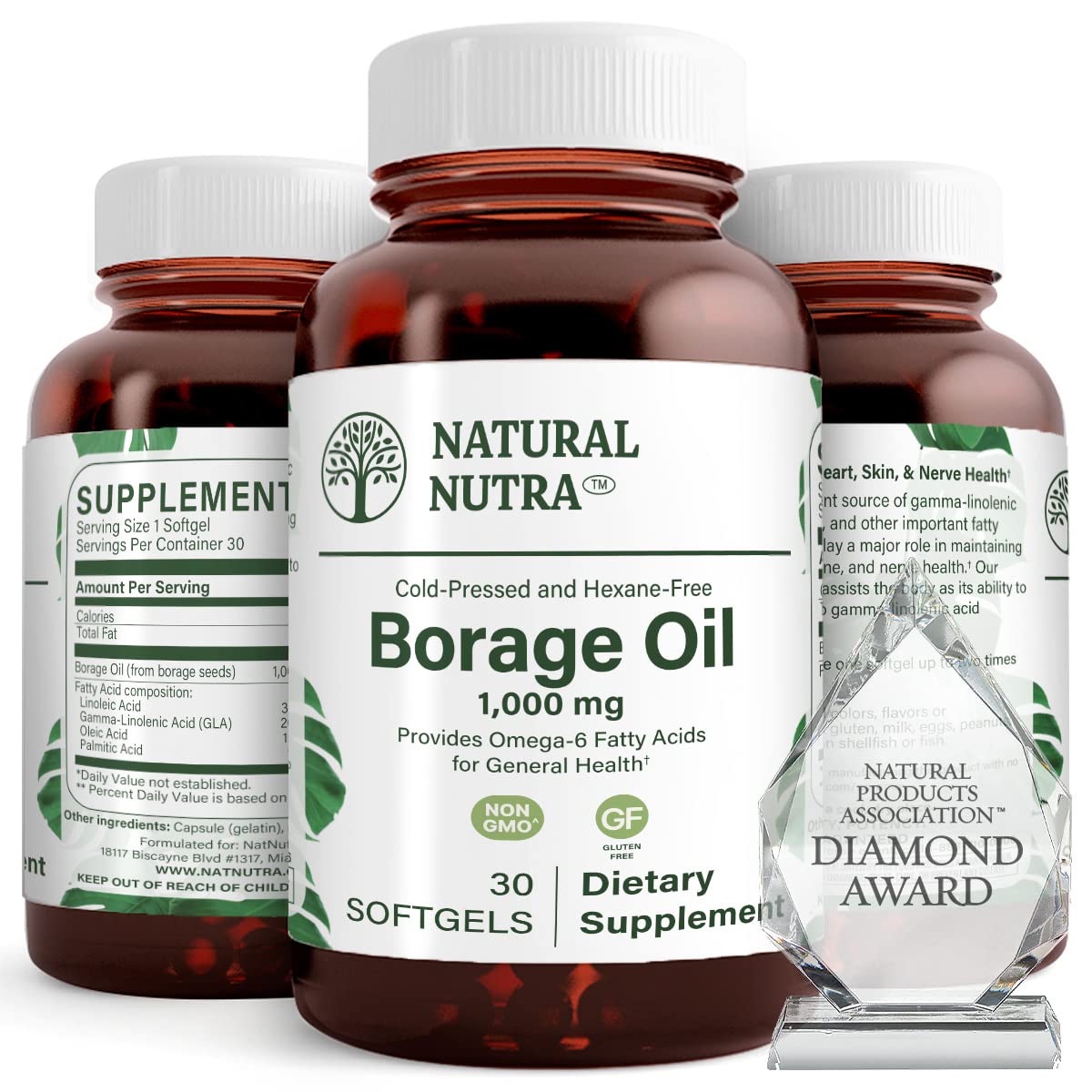 Natural Nutra Borage Oil