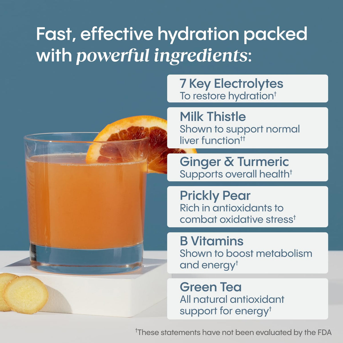 Hydralyte Plus Liver Support Hydration Packets - 7 Electrolytes