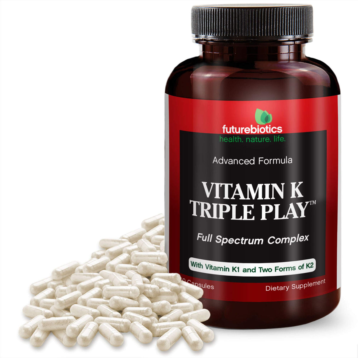 Futurebiotics Vitamin K Triple Play - 60 Capsules