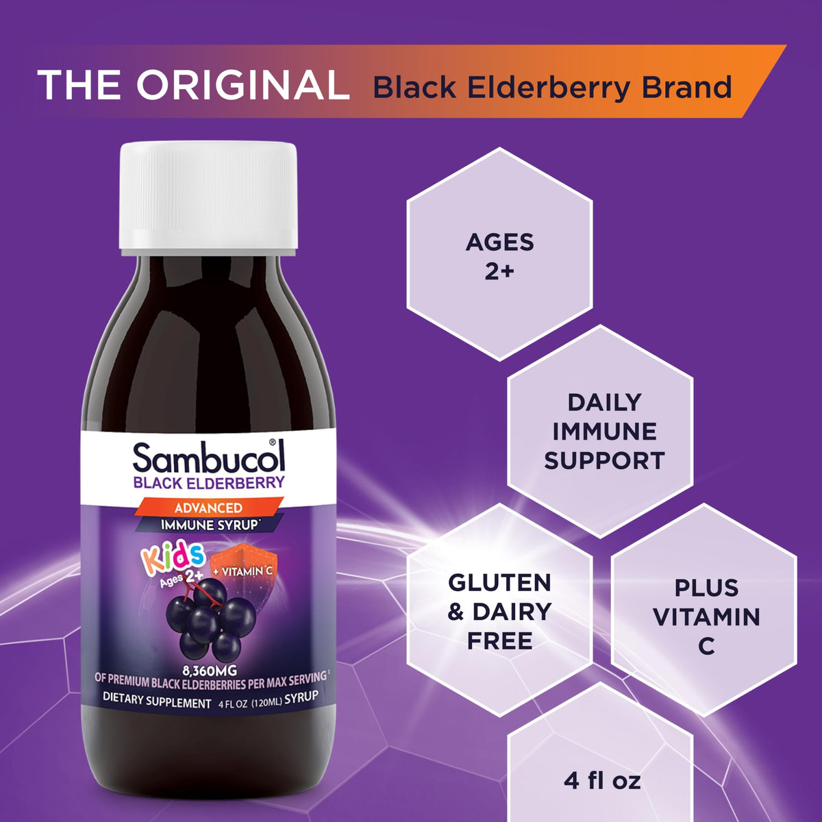 Sambucol Black Elderberry Syrup for Kids - 8 Fl Oz (2 Pack) - image 4