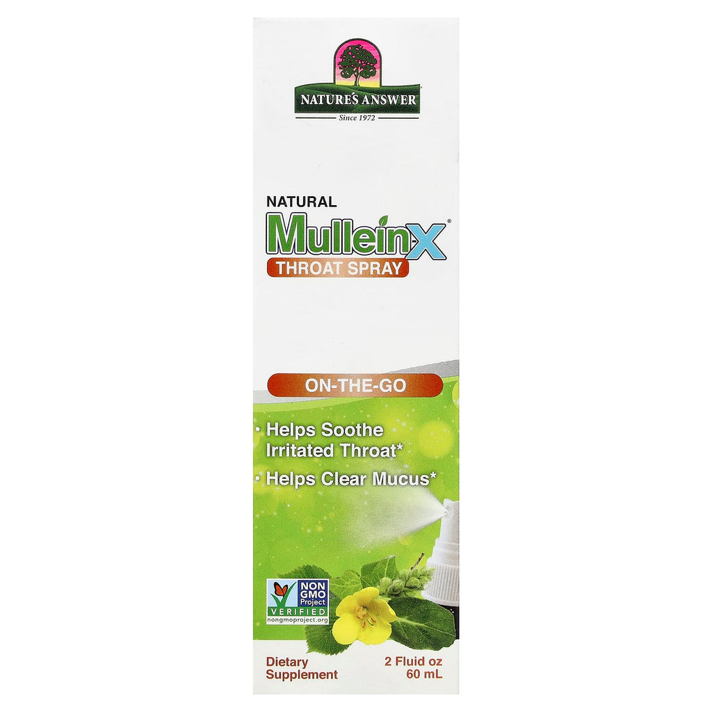 Nature's Answer Mullein-X Throat Spray - 2 Fl Oz - image 2