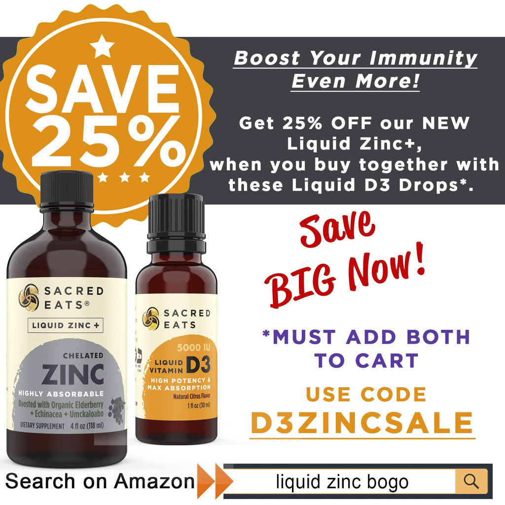 Sacred Eats Vitamin D3 Liquid Drops