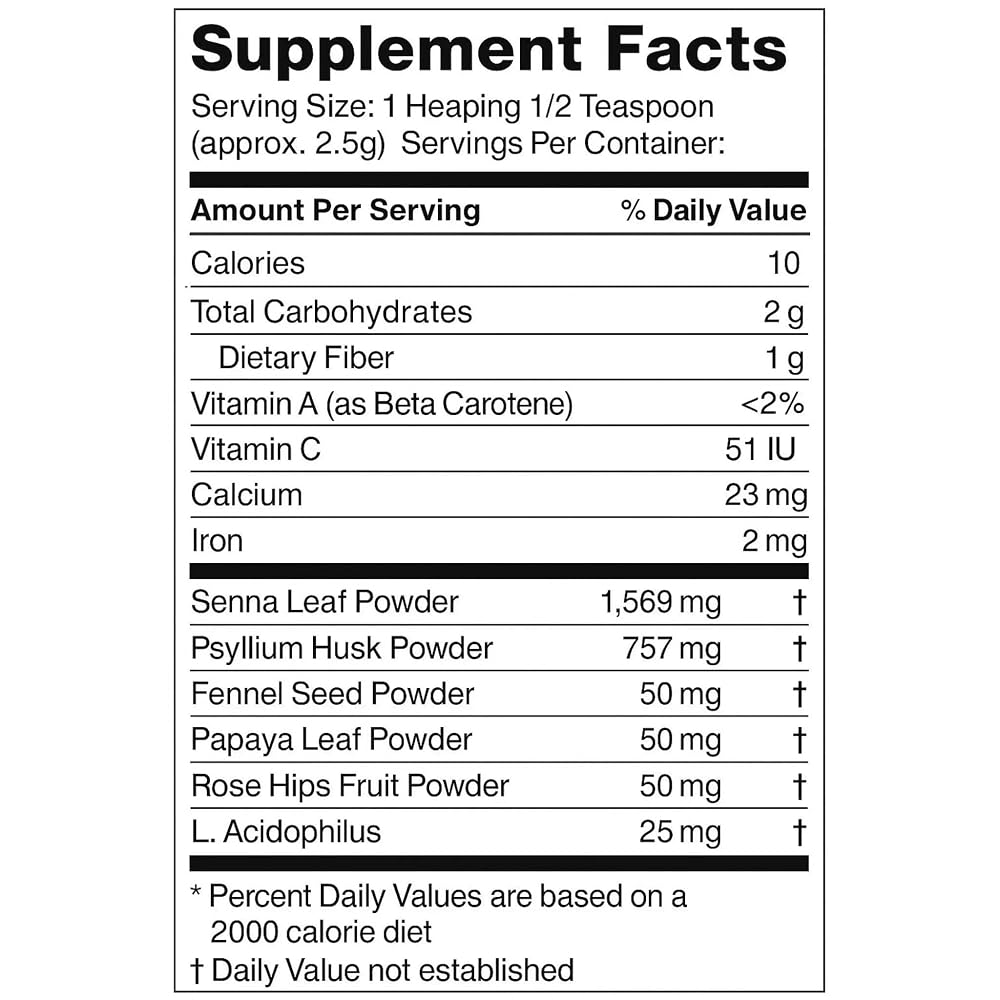 Manteniendo Tu Salud Super Fiber Cleanse Powder - 12 oz - image 2