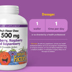 Natural Factors Vitamin C 500 mg Chewable Wafers - 90 Servings - image 3