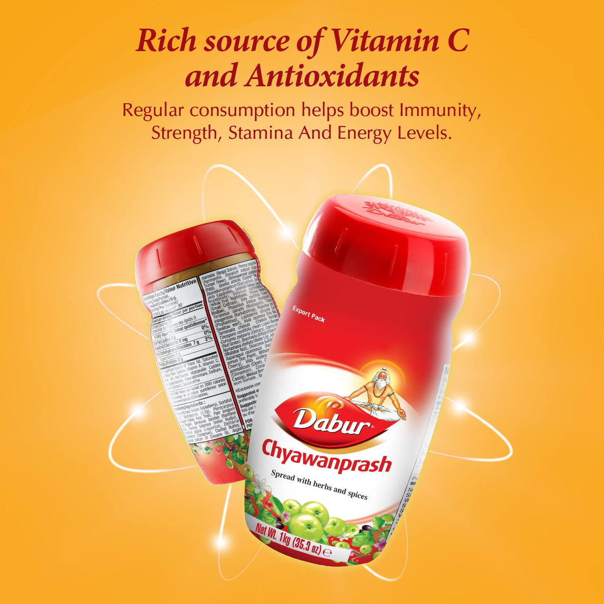 Dabur Chyawanprash Ayurvedic Herbal Supplement - 1kg - image 3