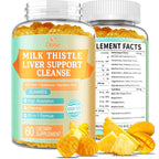 OALSE Liver Cleanse Detox & Repair Milk Thistle Gummies - 60 Count