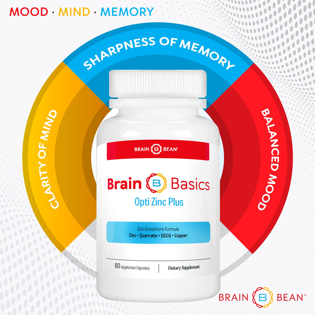 Brain Bean Opti Zinc Plus Immune Support - 60 Capsules - image 7