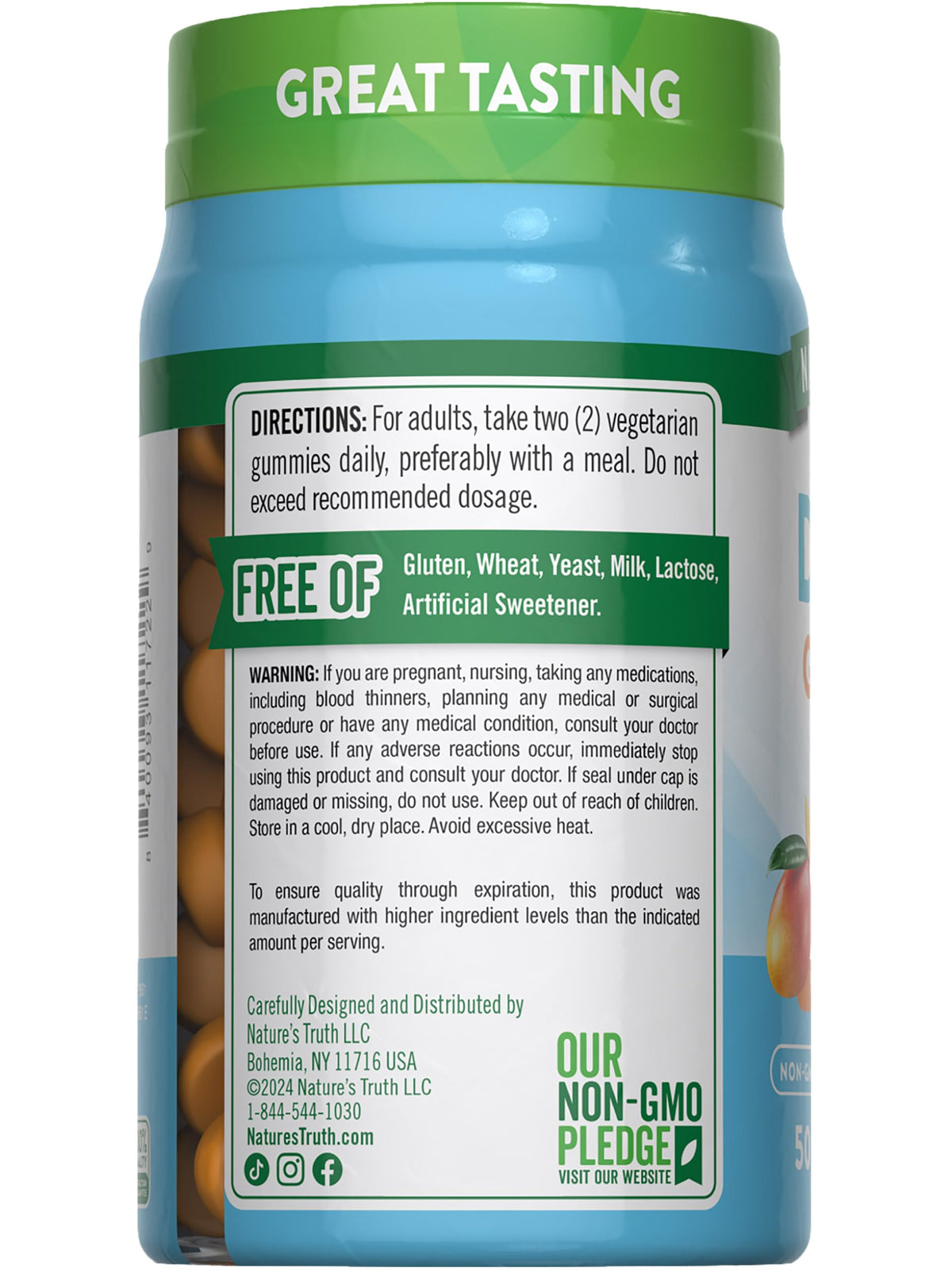 Nature's Truth Vitamin D3 + K2 Gummies - 50 Count - image 7