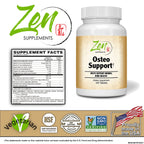 Zen Supplements Osteo Support Calcium & Minerals - 120 Tablets - image 3