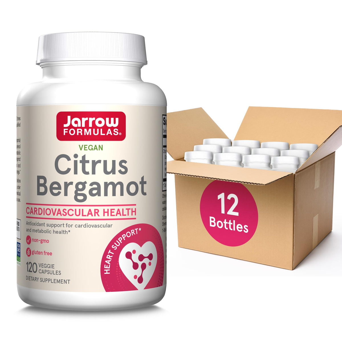 Jarrow Formulas Citrus Bergamot 500mg Antioxidant Support
