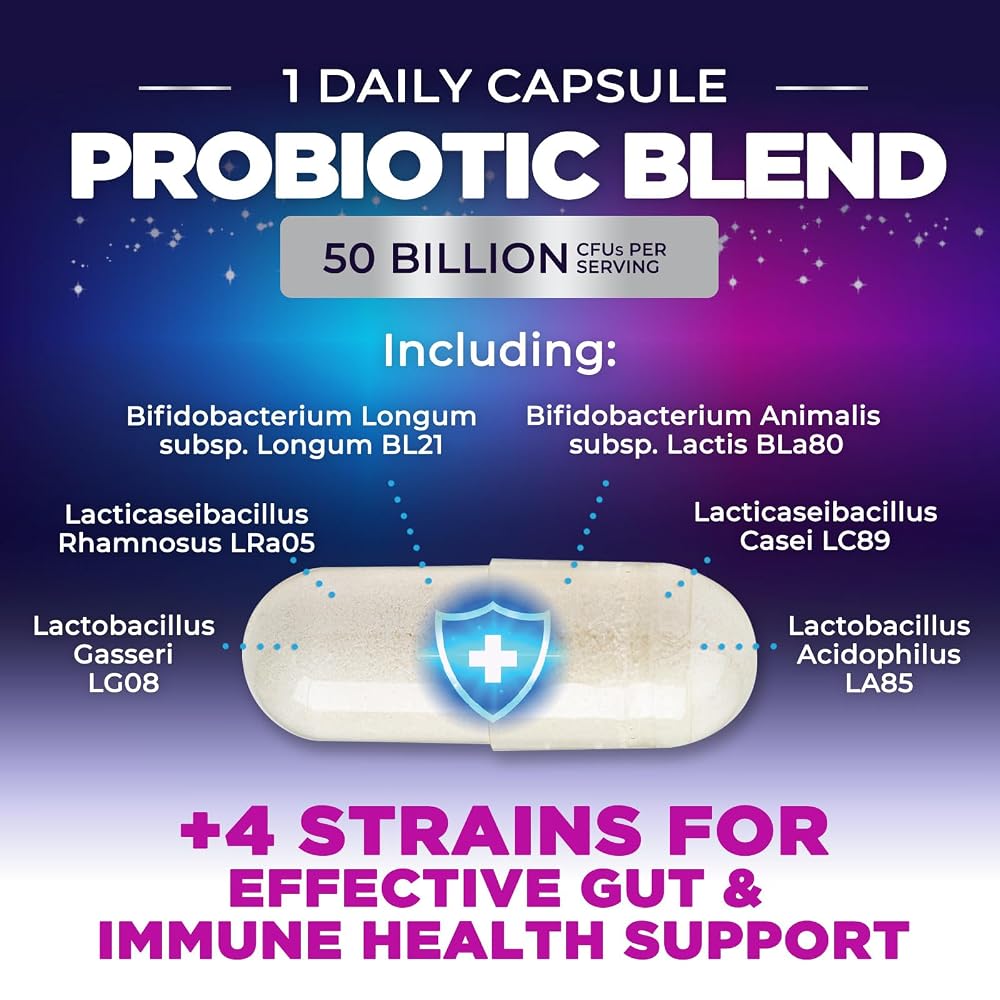 Nature's Peak Probiotics 50 Billion CFU Per Capsule - 10 Premium