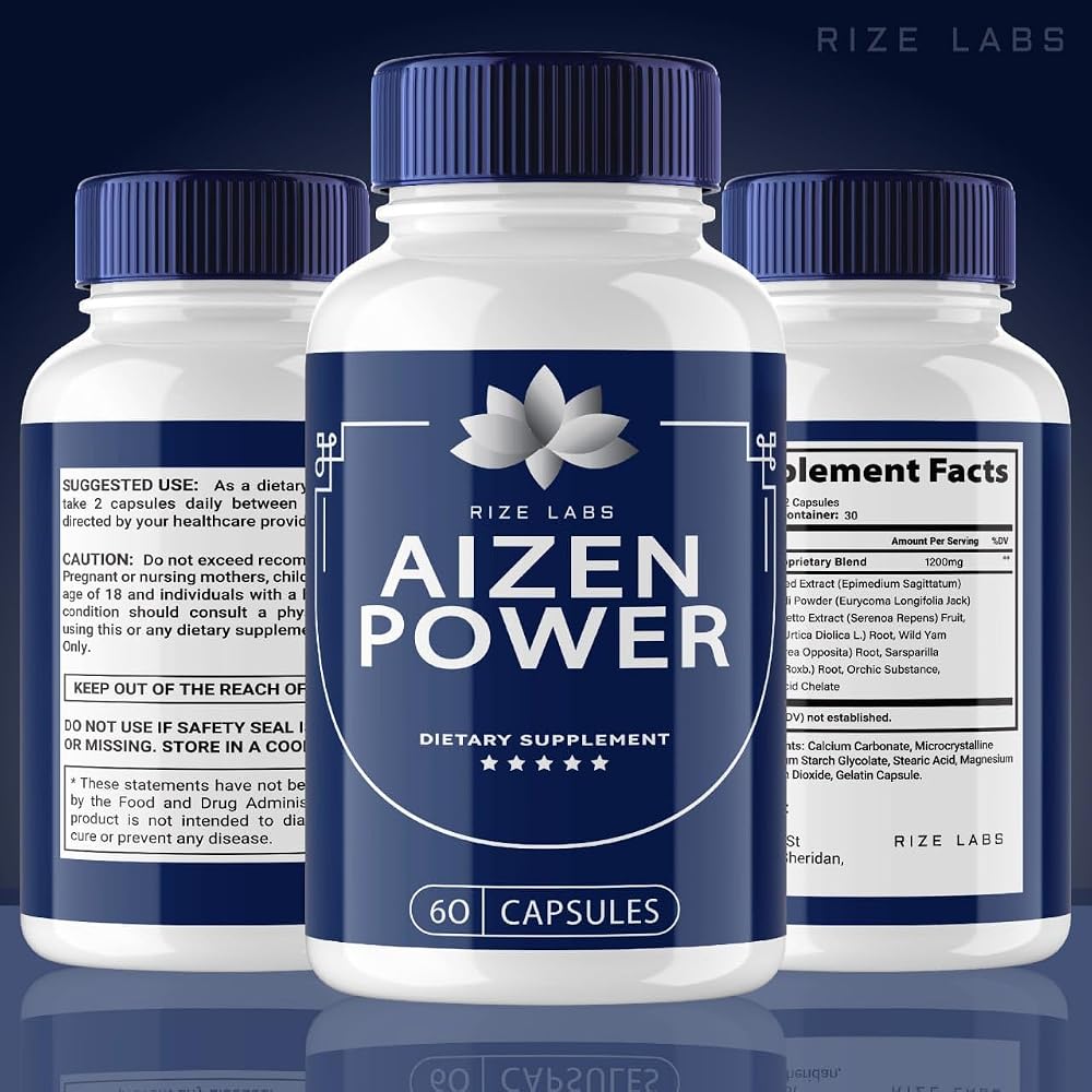 rize labs Aizen Power for Men Energy & Performance - 60 Capsules - image 5