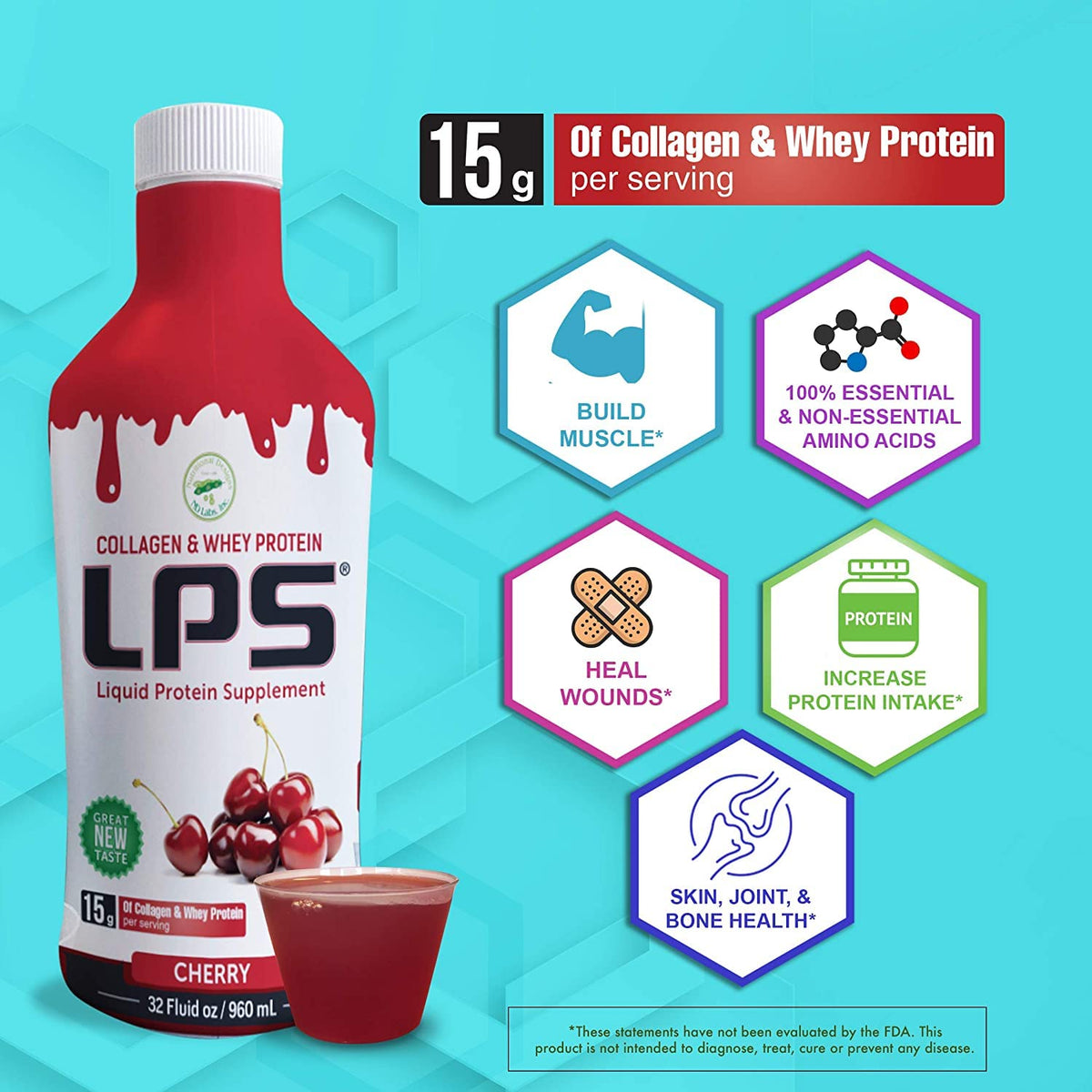 Nutritional Designs Sugar-Free Liquid Collagen & Whey Protein - 6 Pack - image 7