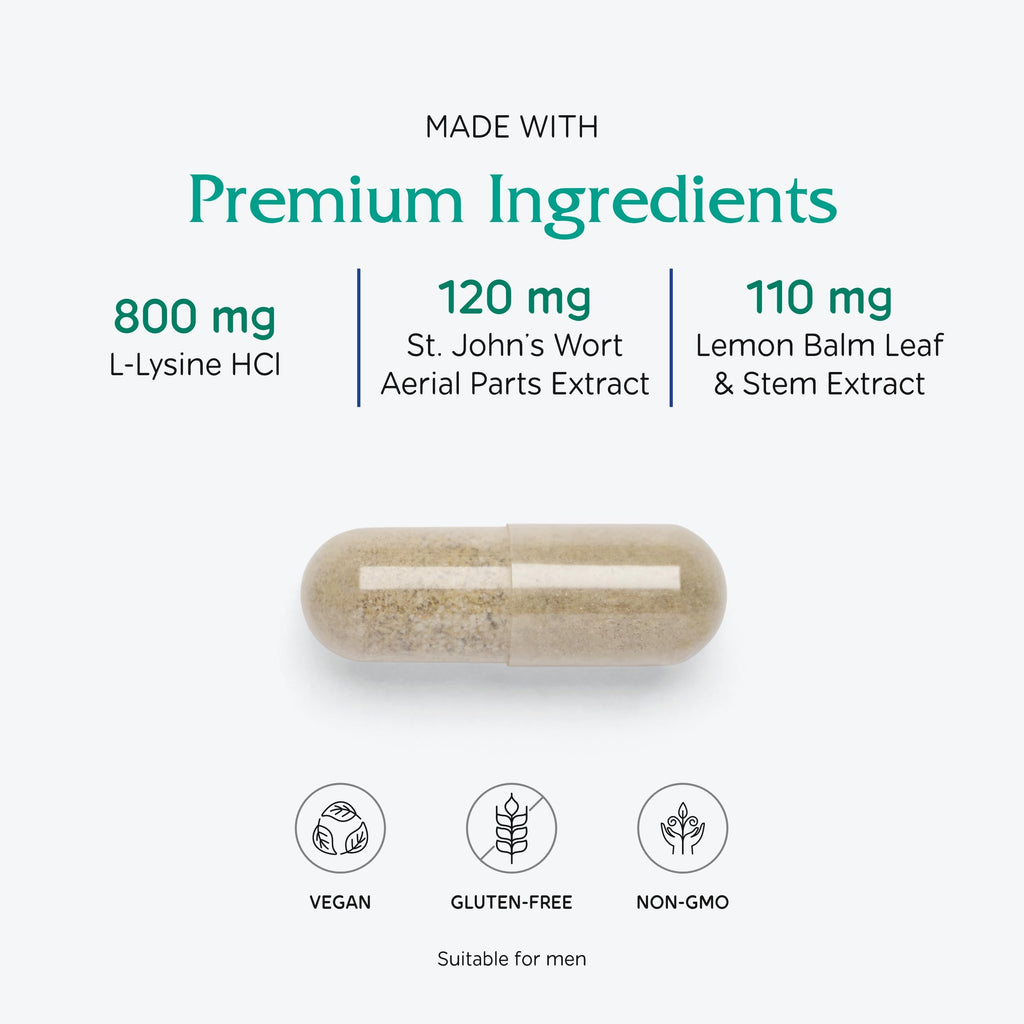 Vitanica Lysine Extra Immune Support - 60 Capsules - image 4