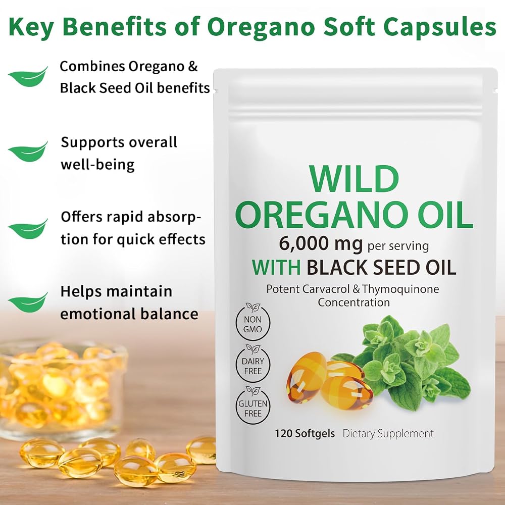 Ruduwu Oil of Oregano with Black Seed Oil