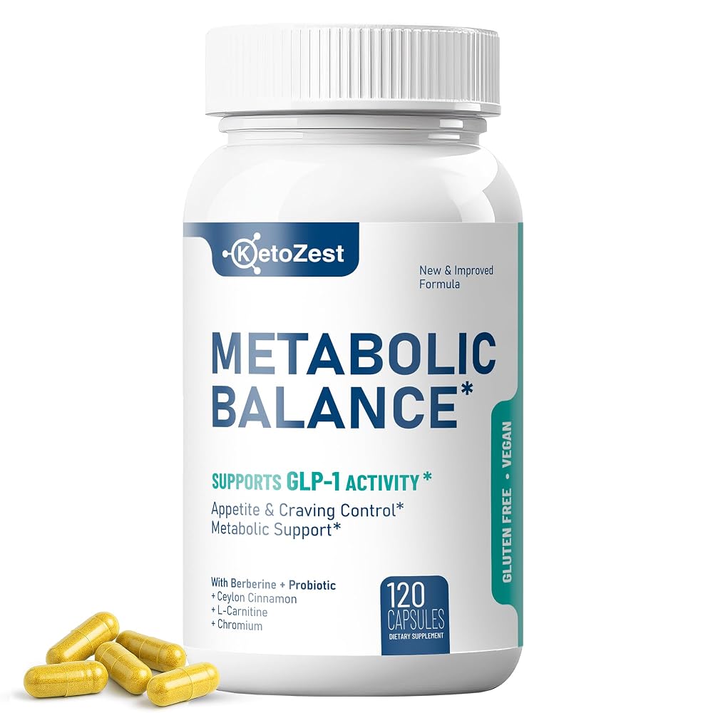 KetoZest GLP-1 Support Liposomal Berberine - 120 Capsules