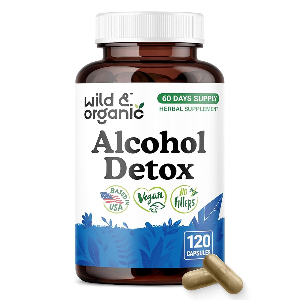 Wild & Organic Alcohol Detox Capsules - Liver & Kidney Support