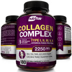 NutriFlair Multi Collagen Peptides 2250mg - 180 Capsules - image 3