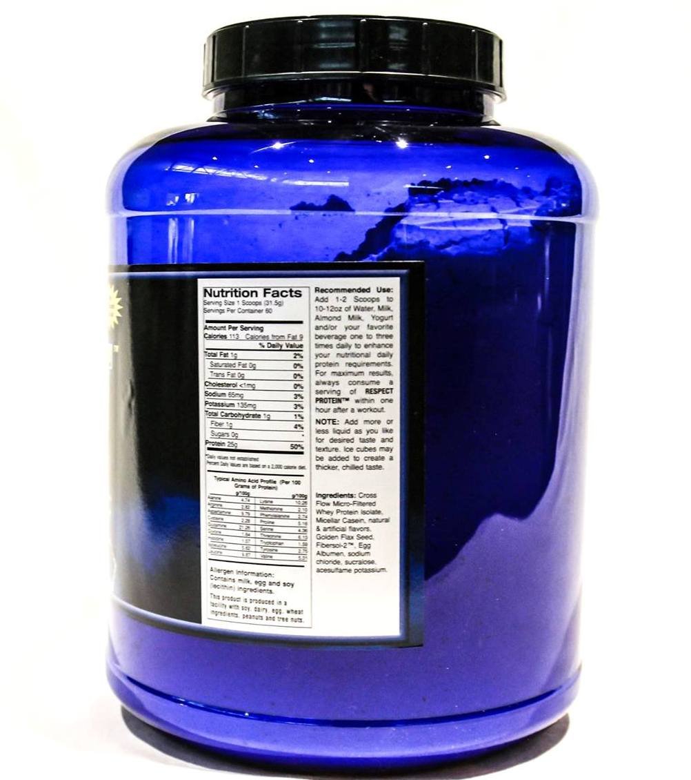 Pride Nutrition Respect Protein Shake Meal Replacement - 60 Servings - image 2