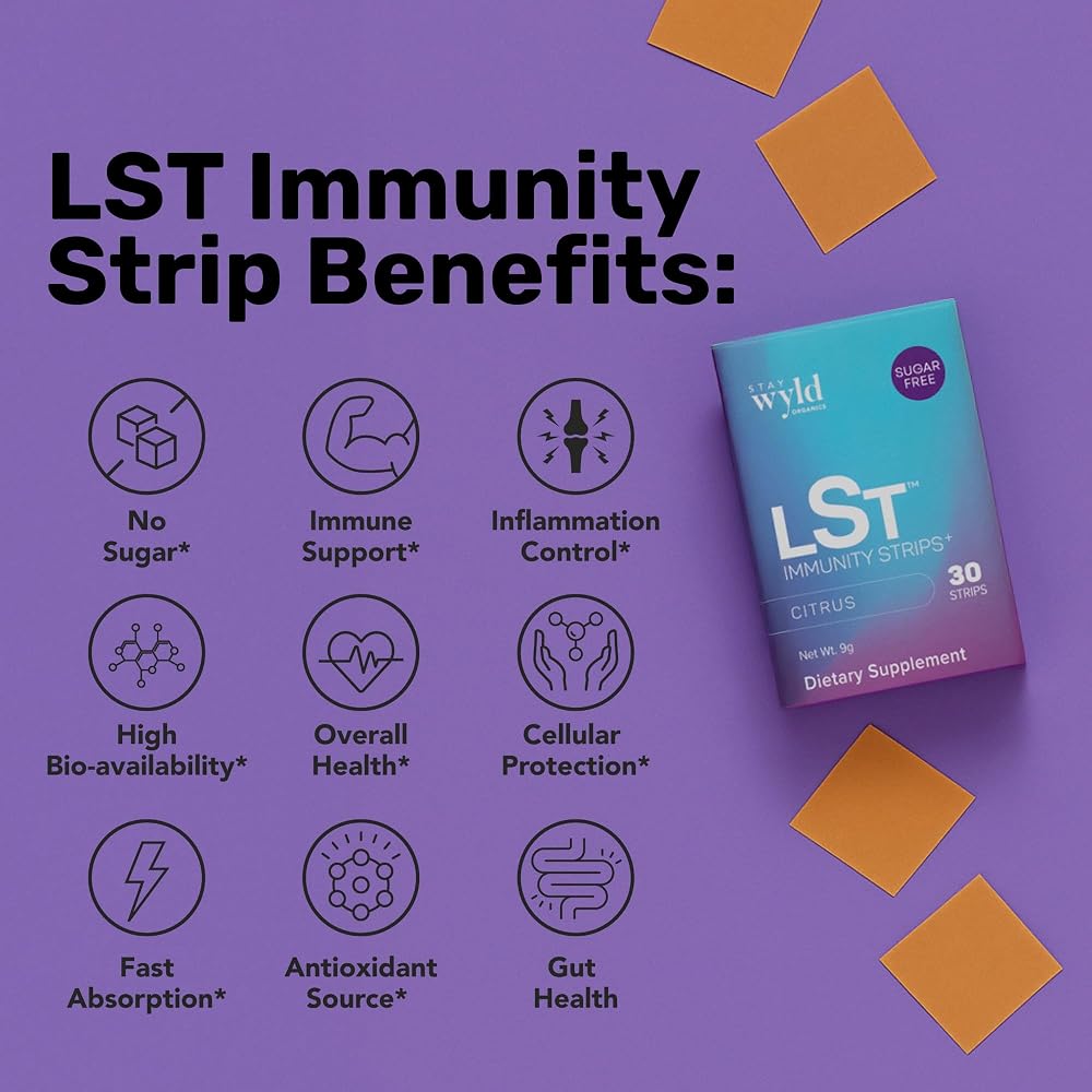 Stay Wyld Organics Immunity Strips Mushroom Blend - 30 Strips - image 3