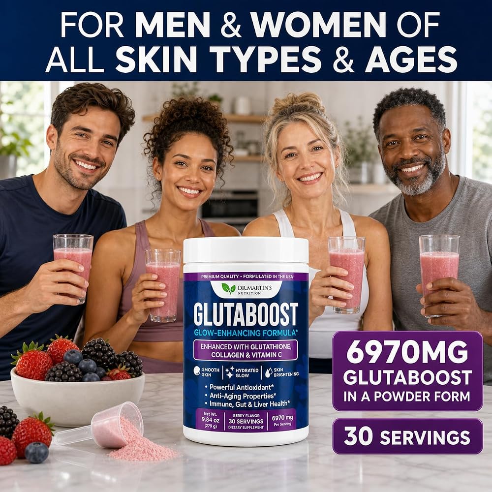 DR. MARTIN'S NUTRITION Glutathione Powder for Skin Brightening - 9.84 oz - image 7