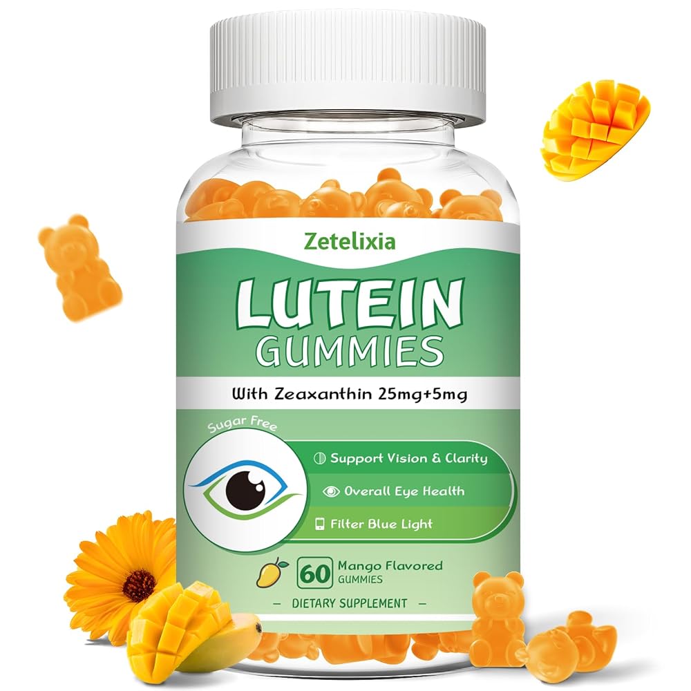 Zetelixia Lutein Gummies, Mango Flavor
