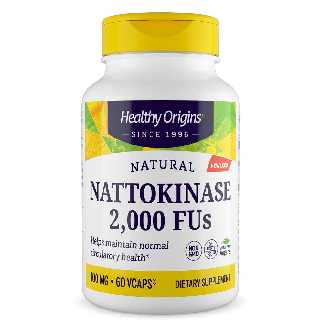 Healthy Origins Nattokinase 2,000 FUs Cardiovascular Support