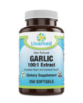 Livamed Garlic 500 mg Odor-Reduced Softgels - 250 Count