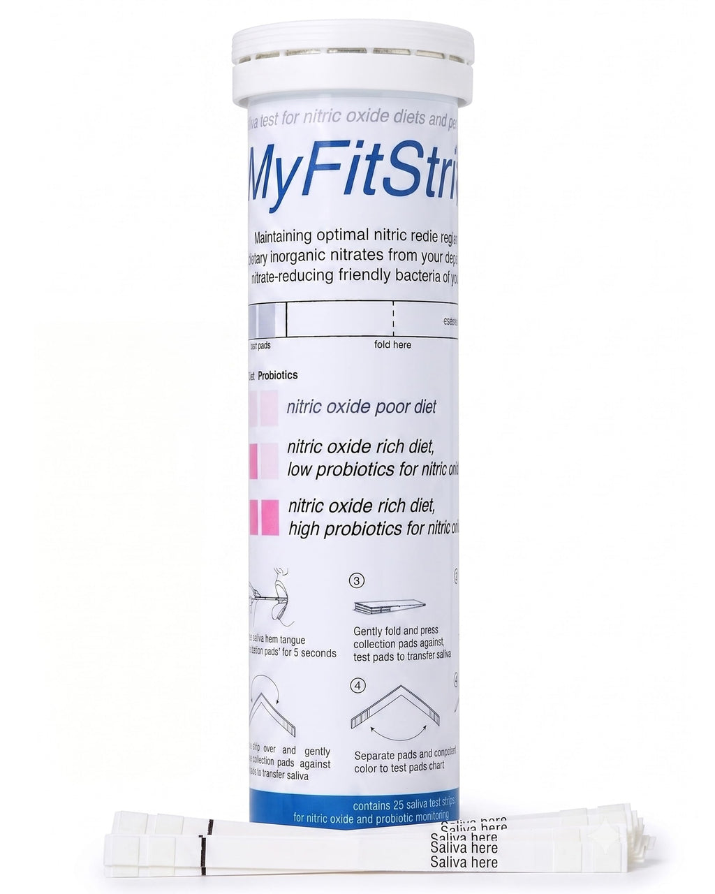 MyFitStrip Nitric Oxide Saliva Strips - 25 Count