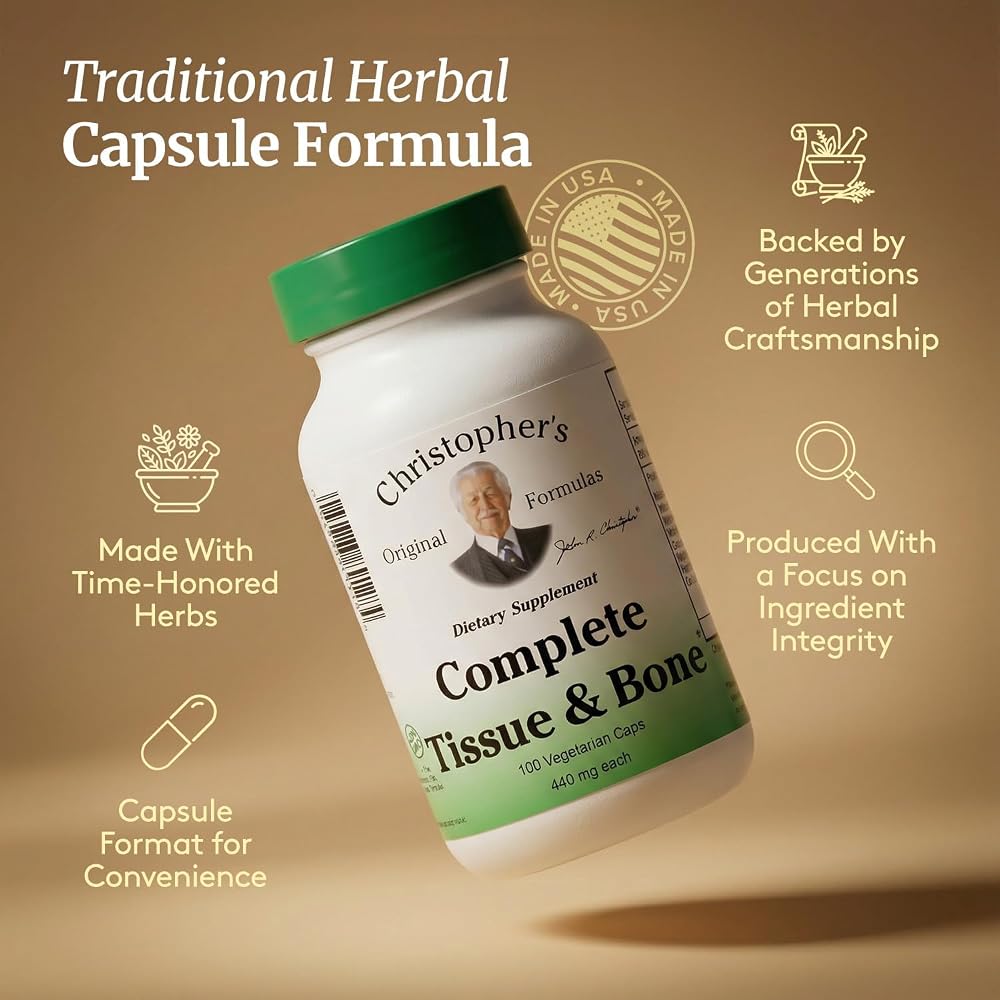 Christopher's Original Formulas Complete Tissue & Bone Formula - 300 Capsules - image 5