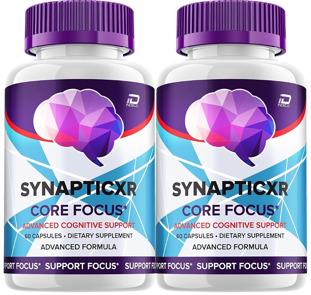 Indelo SynapticXR Brain Supplement Capsules for Memory and Focus - 120 Capsules
