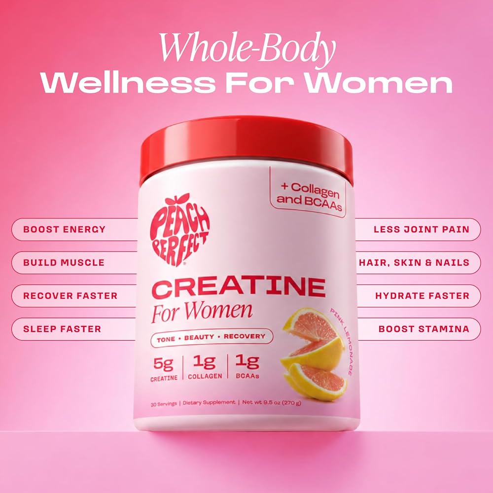 Peach Perfect Creatine for Women Powder - 30 Servings - image 2