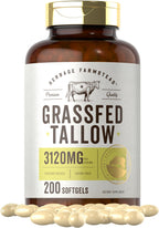 Carlyle Grass Fed Beef Tallow 3120mg - 200 Softgels
