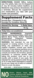 Nature's Truth Maximum Strength Liquid Melatonin 10 mg - 2 fl oz - image 3
