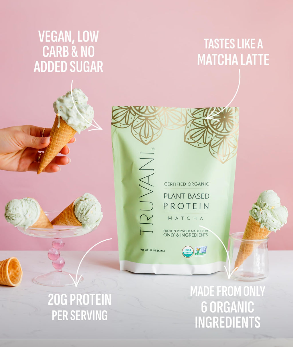 Truvani Vegan Pea Protein Powder