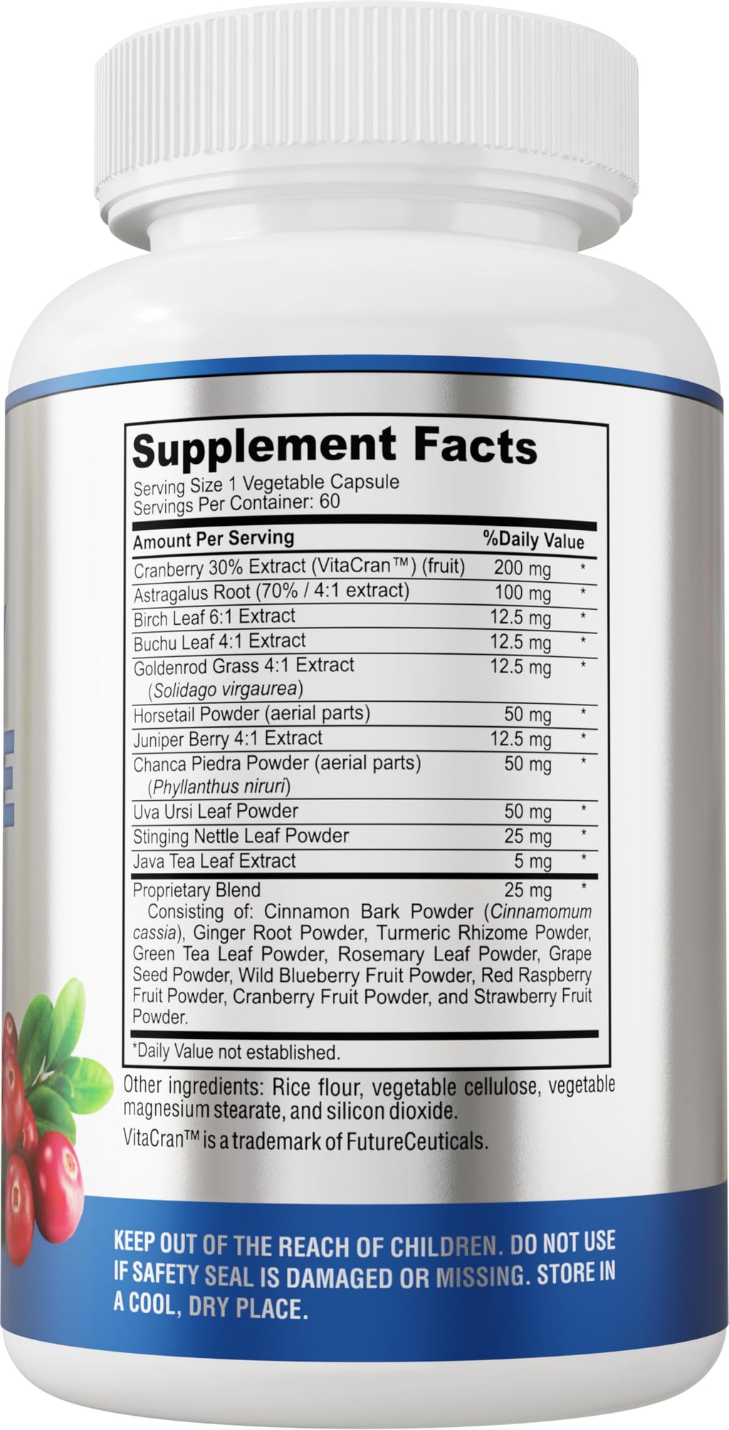 YUMMYVITE Herbal Kidney Cleanse with Cranberry Extract - 60 Capsules - image 5