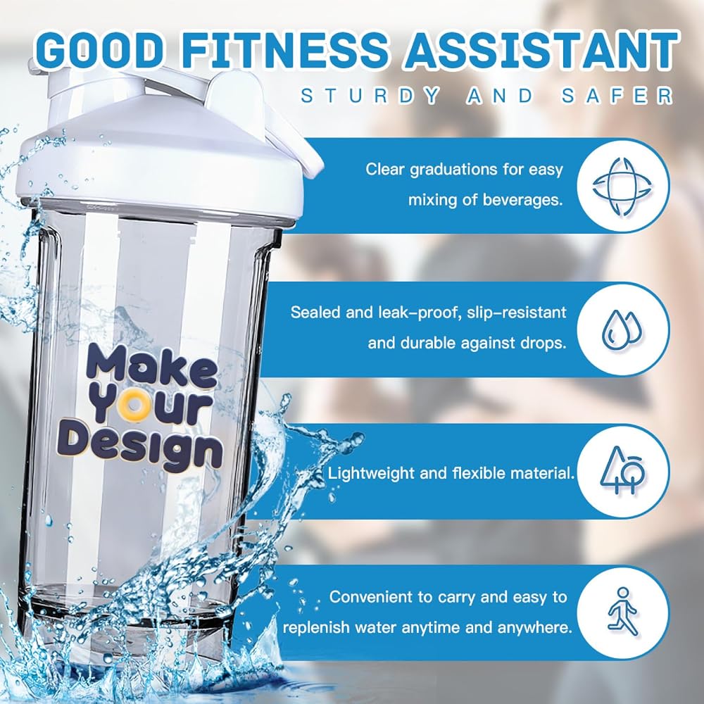 ParadiseDecor Custom Shaker Bottles