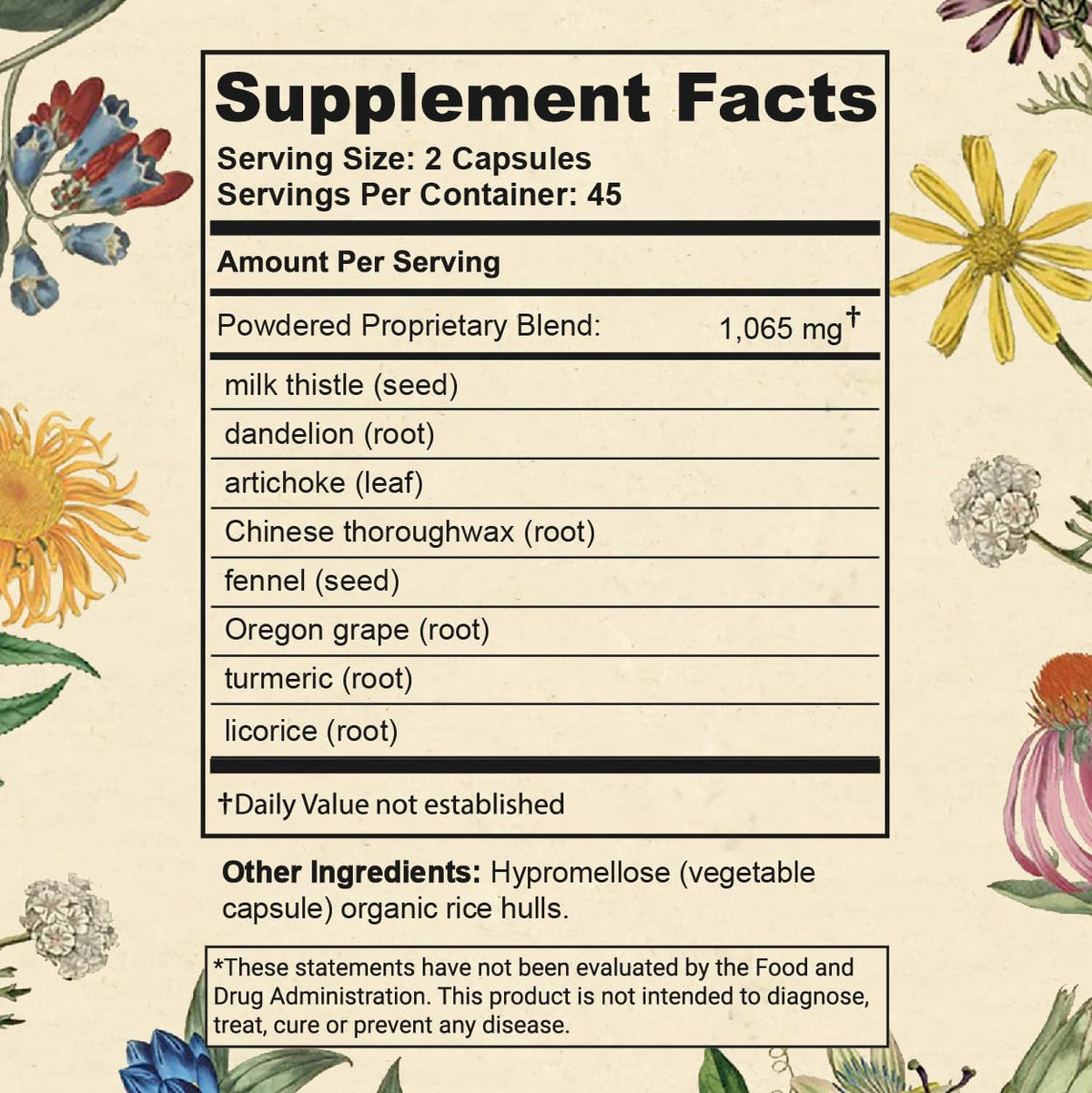 Wise Woman Herbals Great Gut Milk Thistle Blend - 90 Vegetarian Capsules - image 3